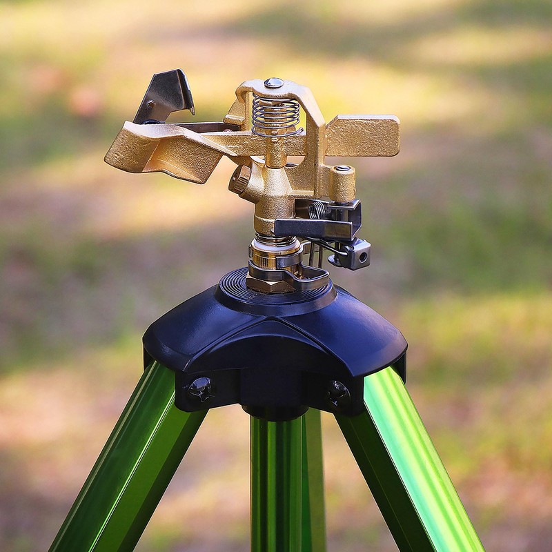 Triumpeek 2 Pack Impact Sprinkler on Tripod Base with Stakes,