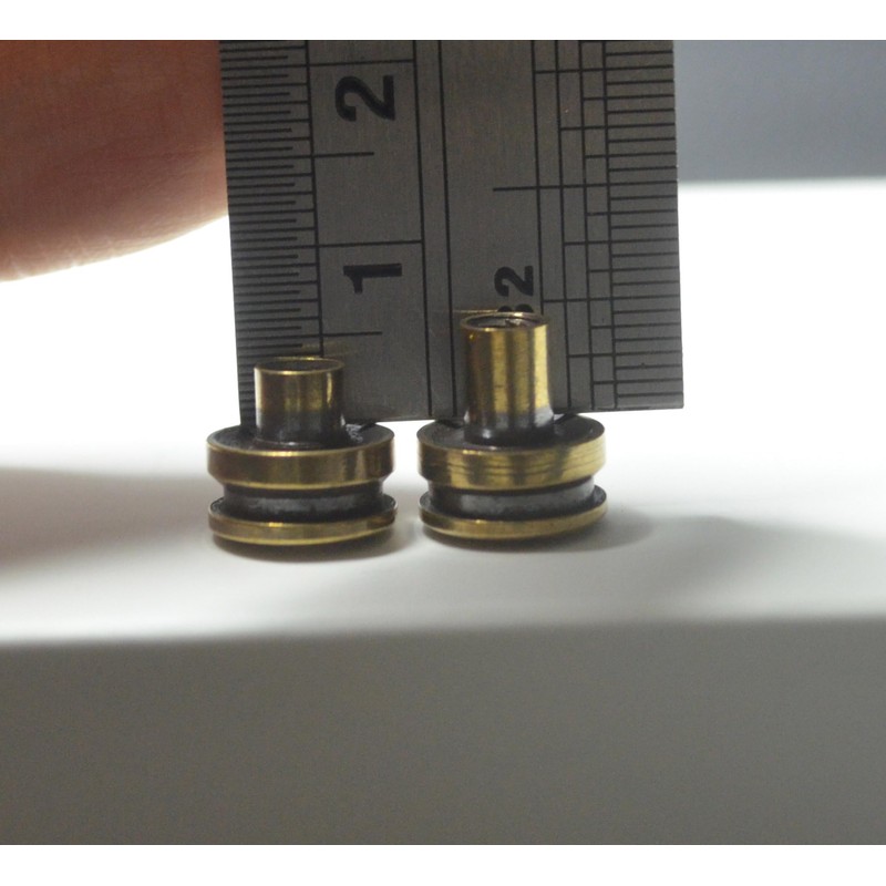 Studs Rivets for Leather, 4mm Studs Heights, Premium Brass Bullet-Shaped
