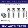 BWA Set of 4 Chrome Wheel Bolt Lock Cone Seat