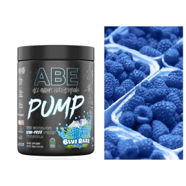 ABE Blue Raspberry Pre-Workout Powder Stim -Free Pump 40 Scoops  Ex 6/26 SP