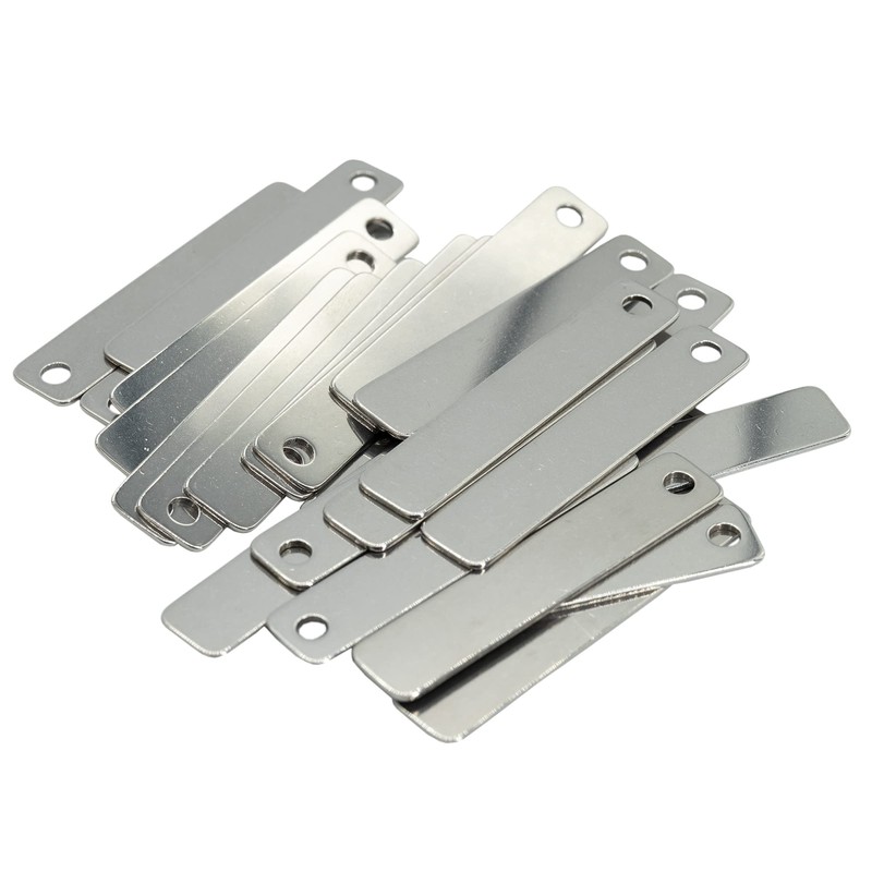 StayMax Metal Engraving Blanks Stamping Blanks Stainless Steel Rectangle Blank