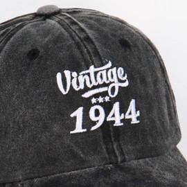 Jeasona 80th Birthday Gifts for Men 1944 Cap 80th Birthday Gifts for Dad/Grandad Gifts for 80th Birthday Man 1944 Birthday Gifts for 80th 1944 Male