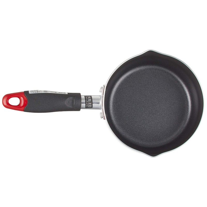 Pearl Metal Compact Non-stick Pot with Two Openings, 14 cm