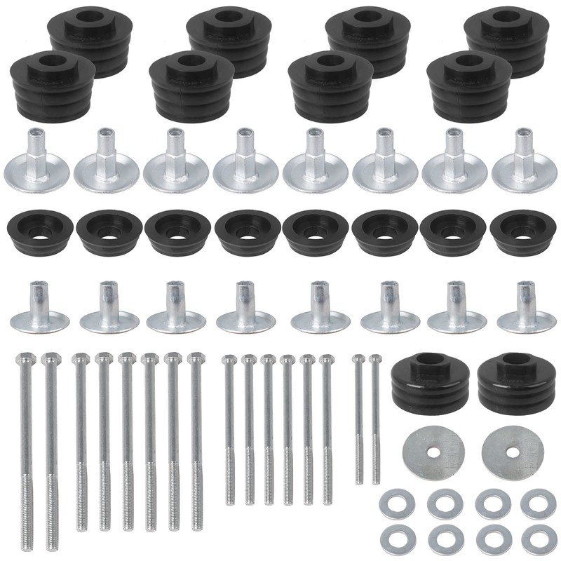 iKer Body Mount Bushing Kit Compatible with Ford F250 F350