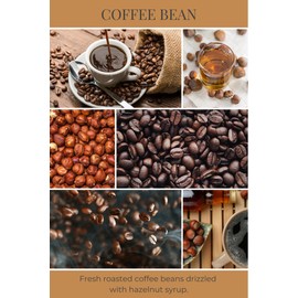 Eco Candle Co. Recycled Candle, Coffee Bean, 26 oz. - Scents of Coffee Beans & Hazelnut - 100% Soy Wax, No Lead, Kraft Paper Label & Lid, Hand Poured, Phthalate Free, Made from Midwest Grown Soybeans