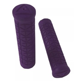 A'ME AME Tri flangeless bicycle grips (MTB or BMX) - PURPLE