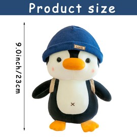 FLyifE 23 cm Cuddly Toy Penguin Plush, Penguin Soft Toy, Penguin Soft Toy for Children, Animal Plush Toys, Soft Plush Toys, Suitable for Boys and Girls Children