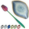 Coffee Spoon and Rest for Coffee Bar Accessories, Leaf Small