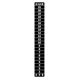 AIWEILUCK 1 PC Cornhole Scoreboards Black, Magnetic Decal with Score Keepers for Corn Hole Boards, Scoreboard for Cornhole Game Easy to Install Keep Track of The Score