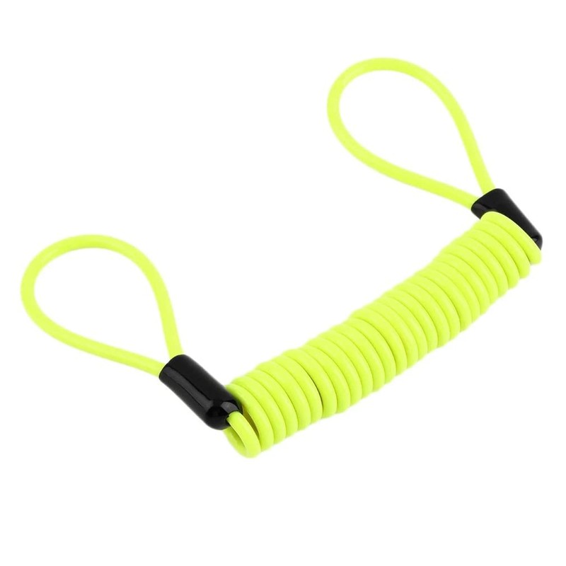 AUTOZOCO 1.2m Scooter Bike Cable Lock Yellow