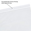 Aviditi PB6704 Poly Reclosable Bag with Hang Hole, 4" Length