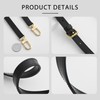 Genuine Vachetta Leather Purse Straps Replacement Crossbody, Adjustable Bag Strap