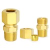 ChillWaves Brass Compression Tube Fitting, 5/8" OD x 1/2" NPT