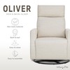Dream On Me Oliver Swivel GliderWith 360-Degree Swivel and Plush