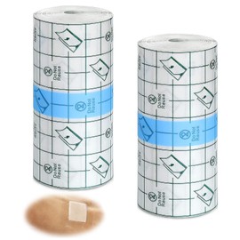 2 Stück 15CM X 2M Tattoo Folie Heilung,Tattoo Folie,Duschpflaster Wasserfest,Second Skin Tattoo,Wasserdichte Klebebandage Transparent Bandage PU Tape,Duschpflaster,Tattoo Zubehör,für Tätowierte Haut
