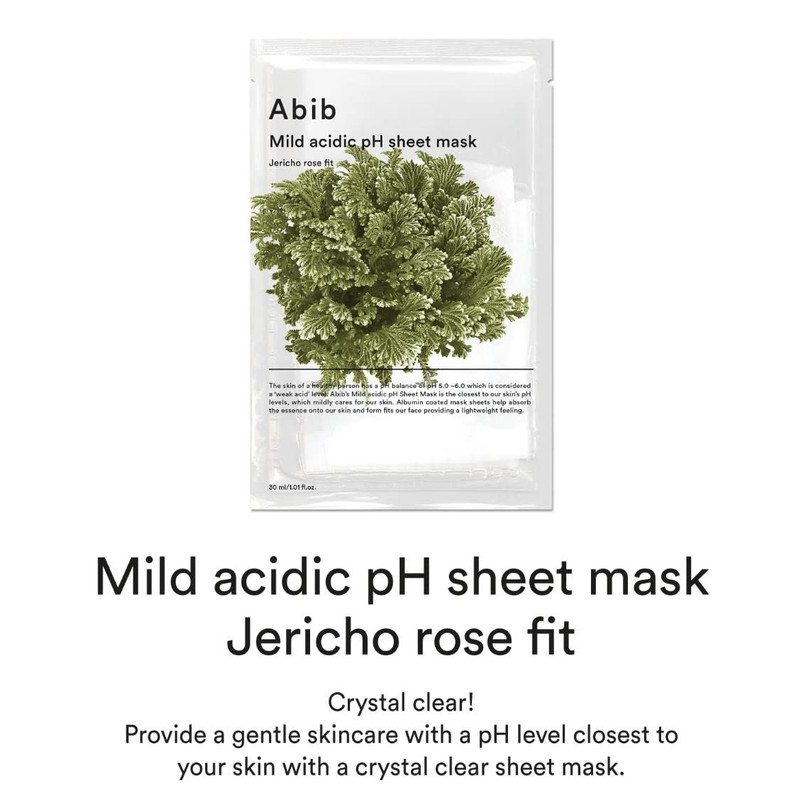 Abib Weak Acid PH Sheet Mask Resurrected Grass Fit 30ml