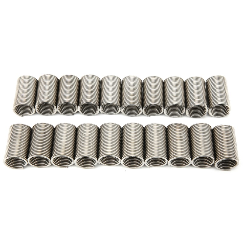20PCS Wire Thread Inserts SUS304 Wire Stainless Steel Screw Sleeve
