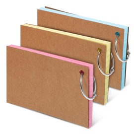 Operitacx 150 Pcs American Index Sticky Notes Index Cards with Rings Study Cards Game Note Cards Word Note Cards Note Cards with Rings Flashcards Note Flashcards for Studying Memory Cards