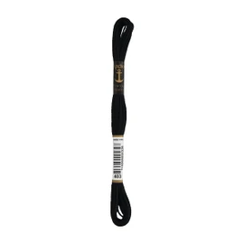 Bulk Buy: Anchor Thread Six Strand Embroidery Floss 8.75 Yards Black 4635-403 (12-Pack)