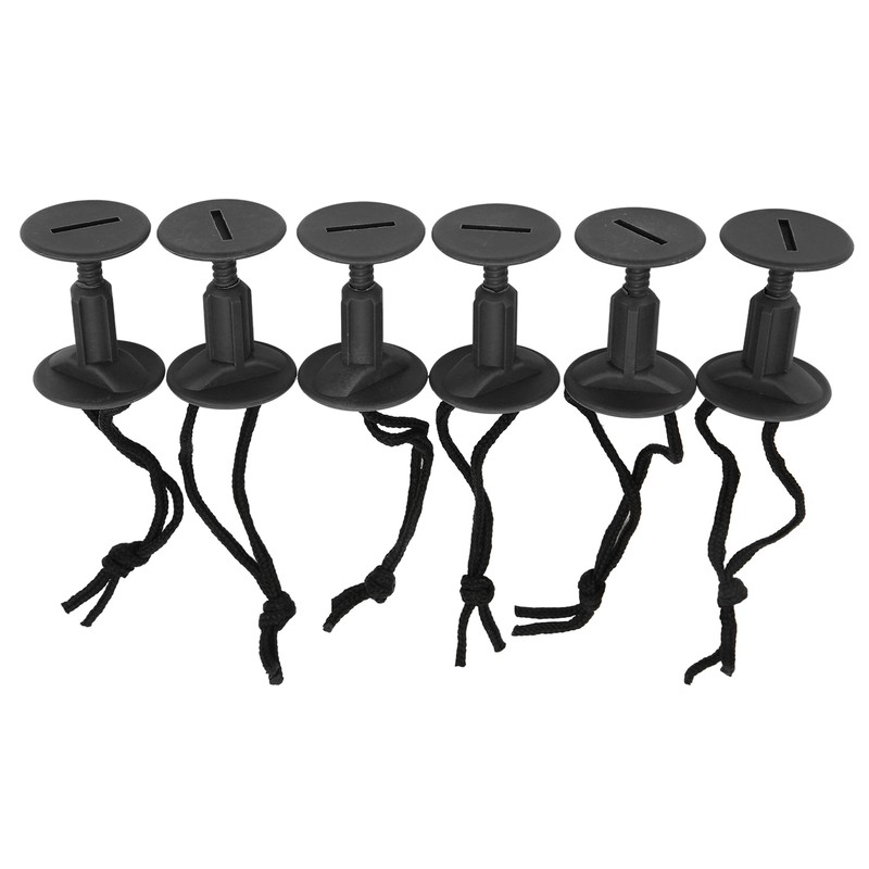 6Pcs Surf Board Leash Leg Rope Plug Nylon Plastic Surf