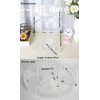 Botide Diamond Cosmetic Storage Box Transparent Acrylic Swivel Shelf Desktop