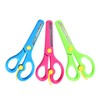 HIGHROCK 3Pcs Plastic Scissors for Kids, Safety Craft Scissors Handle