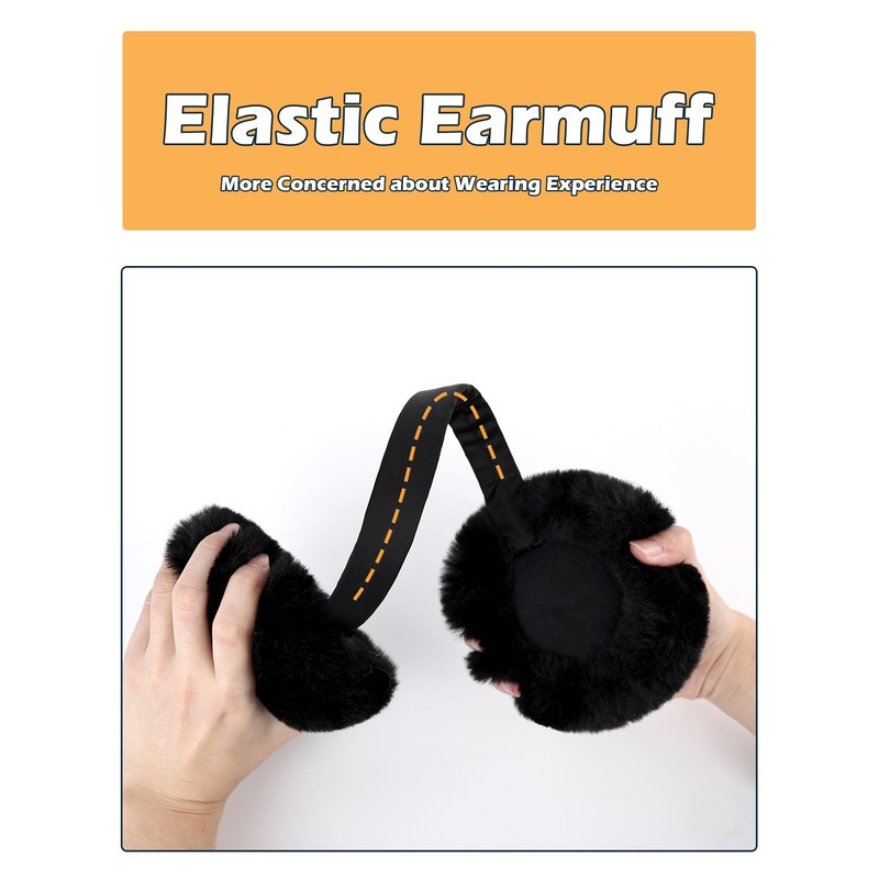 Surblue Winter Dog Fur Ear Warmer Warm Cute Earmuffs Outdoor