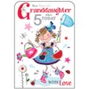 Granddaughter 5th Birthday Card