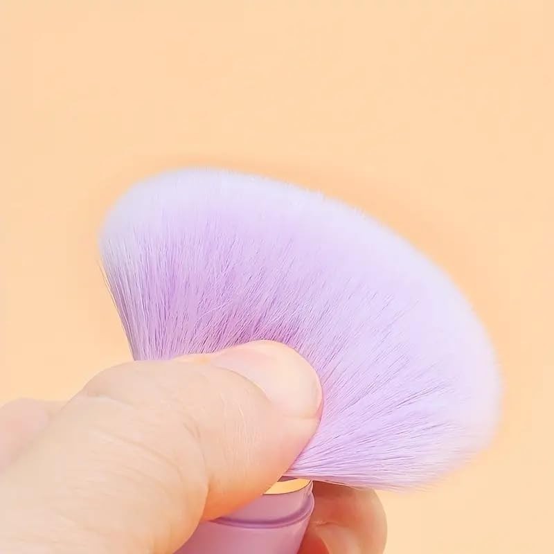 Compact Mini Travel Makeup Brush Set (Black)