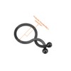 sourcing map Twist Lock Cable Ties Nylon U Shape Space