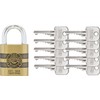 ABUS Brass Padlock 83/45 Iron Rock Anniversary Lock with 10