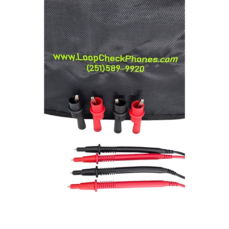 Loop Check® Phones Electrician Continuity Test Set TE001-BM with Magnets