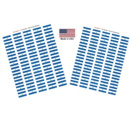 100 El Salvador Flag Stickers, Two Sheets of 50, 1.5" x 1" Made in America Self Adhesive Country Flag Scrapbook Stickers, Two Sheets of 50, 100 Sticker Decal Flags