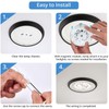 Luz LED para Ventilador de Techo, 3,93 Pulgadas, 18 W,