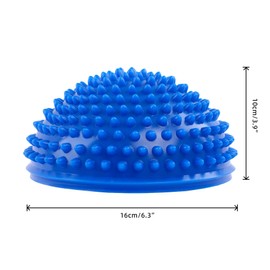 CampTeck U7248 Hedgehog Hemisphere Pods, Balance Hemisphere, Balance Hedgehog Set, Balance Pods with Hand Pump - Pack of 2 - Blue