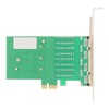 PCIe Network Card 4 Port 1000Mbps Transmission PCI Express 1.1