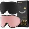 MABAO 2 Packs Sleep Mask for Side Sleeper, Eye Mask