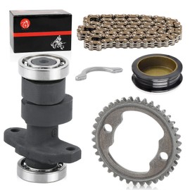 Camshaft & Cam Sprocket Gear Timing Chain Kit for Honda TRX300EX TRX300X 1993-2009 FourTrax 250 TRX250X 1987-2002