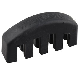 4/4 Violin Mute Acoustic Electric Heavy Claw Rubber Silencer Ultra Heavy Rubber Violin Practice Mute with 5 Prongs Black