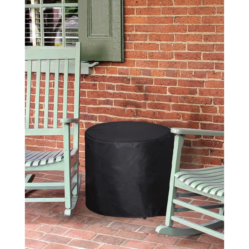 SheeChung Fire Pit Round Cover 24" D X 27" H,Heavy