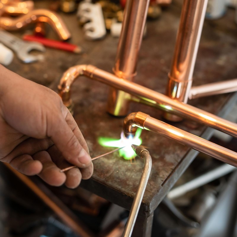 PATIKIL 3/4 Inch ID Copper Pipe End Cap, 6 Pack