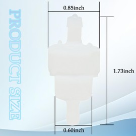 Inline Fuel Filter Strainer 646-24251-01-00 Strainer for 646-24251-02-00 35-80365M 18-7713 9-37969 Replacement for Yamaha Outboard 4HP 5HP 6HP 8HP 9.9HP Outboard Motor Fuel Filter