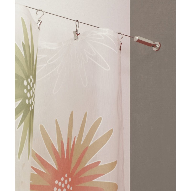 Gardinia rope tension yarn. Race silver-matt 500