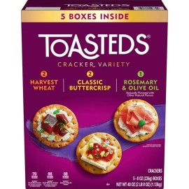 Kellogg's Kellogg s Toasteds Crackers Variety Pack (40 oz.)