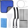 Palksky Refrigerator Cleaning Brush, Fridge Cleaning Kit Set, Refrigeration Tools,
