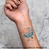 4 x 'Baby Boy' Temporary Tattoos - Water Resistant, Skin-Safe,