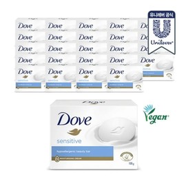 Soap large capacity sensitive bar 135g 24 pieces / 비누 대용량 센서티브바 135g 24개