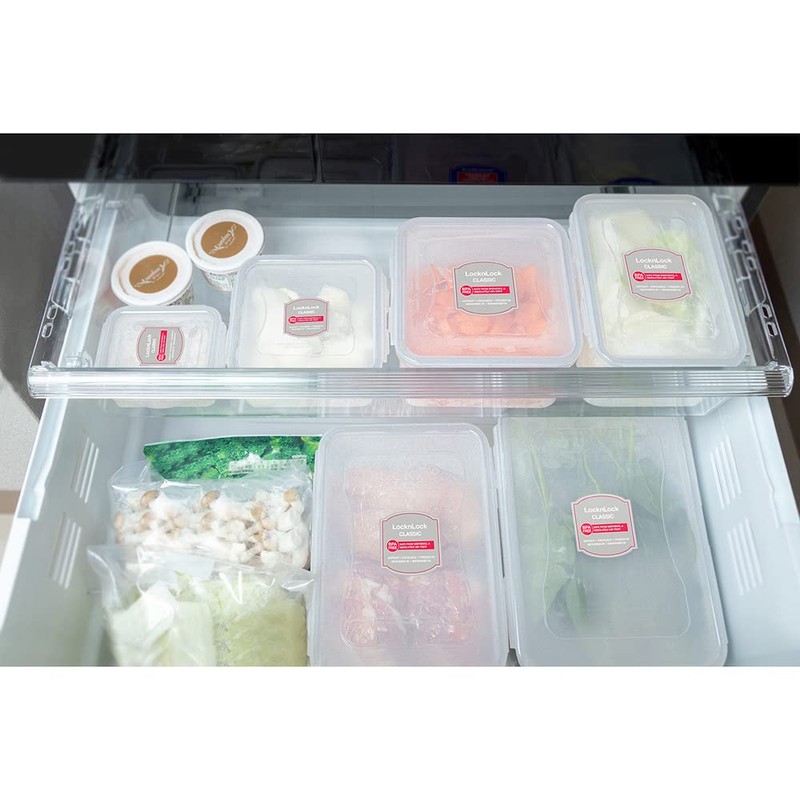 Bestco HPL822DG Lock & Lock Classic Storage Container, Square, Gray