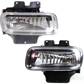 Evan Fischer Front Fog Light Set of 2 Compatible With 2004-2006 Ford F-150, Fits 2006 Lincoln Mark LT OE comparable With bulb(s) Driver and Passenger Side