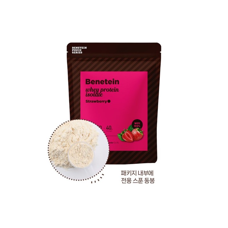 Benetton 베네틴 포대유청 단백질보충제 WPI 딸기맛 2kg Benetton Whey Protein